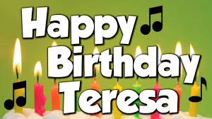 And the cake was well marbled with layers of chocolate and red velvet. Happy Birthday Teresa A Happy Birthday Song Youtube