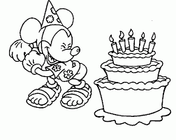© disney since first appearing on our screens back in 1928, mickey mouse has been a forerunning figure in pop culture. Mickey Mouse Birthday Coloring Pages Coloring Home