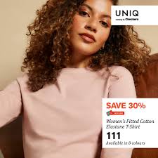 The UNIQ Clothing by Checkers End of Season Sale is now on! Find the  perfect base layers for any outfit with our range of women's t-shirts.  Don't miss the sale now in-store.