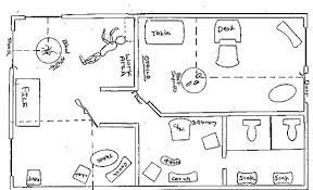 Elevation sketch portrays a vertical plane rather than a horizontal plane. Crime Scene Sketch