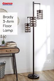 Brady 3 Arm Floor Lamp Video Video In 2020 Floor Lamps Living Room Farmhouse Floor Lamps Zen Decor Living Room