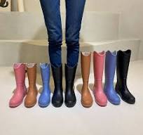 Women's MID Rain Boots Waterproof Fashion Garden Shoes Anti-Slipping  Rainboots for Women Comfortable Insole Light Rain Shoes