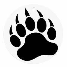 Grizzly Bear Decal Bear Paw Print Bear Paws Paw Print
