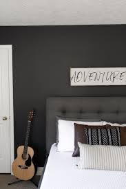 A few accent wall design ideas include patterns to create an eclectic vibe, leafy prints for a bohemian elegance feel, pastels to brighten up the room, dark romantic colors to are you ready to get inspired? How To Refresh A Teenage Boys Bedroom With A Painted Feature Wall Teenager Bedroom Boy Boys Bedroom Wallpaper Boy Bedroom Design