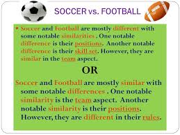 Substitution of players is permitted, and both sports have squads of players available for substitutions. Compare And Contrast Essay Ppt Video Online Download