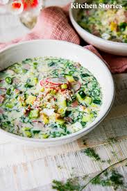 Okroshka Russische Kalte Suppe Rezept Mit Video Kitchen Stories Rezept Kalte Suppe Rezept Kalte Suppe Okroschka Rezept