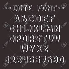 For learning hand lettering but, by starting with easy fonts to draw, . Simple Monochrome Hand Drawn Font Complete Abc Alphabet Set Vector Letters And Numbers Doodle Typographic Symbols Royalty Free Cliparts Vectors And Stock Illustration Image 32709680