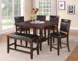 Bar height stools are generally 28 to 36 inches high, and can be too high for most counter height tables. Crown Mark Fulton 6 Pc Counter Height Table Chair Bench Set Wayside Furniture Table Chair Set With Bench