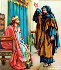 1 Chronicles 17 Bible Pictures: Nathan and David plan to build temple