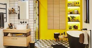 Pour cette raison, toutes les couleurs ne permettent pas de créer une ambiance relaxante et apaisante dans votre salle de bains. Quelle Couleur De Peinture Choisir Pour Les Murs D Une Salle De Bains Marie Claire