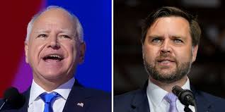 Vice presidential candidates JD Vance and Tim Walz to debate Tuesday