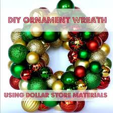 I hit dollar tree (a store where everything is only a $1 a piece) to see if i could find something that would work for it and i was definitely not disappointed. Diy Dollar Tree Ornament Wreath