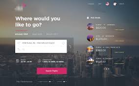 Homepage Png By Alexander Khitruk Flight Ticket Airline Booking Booking Website