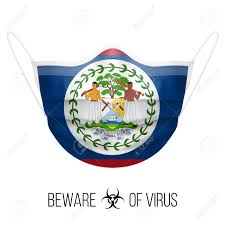 British honduras obtained a coat of arms on january 28, 1907, which formed the basis of the badge used on british ensigns. Medical Mask With National Flag Of Belize As Icon On White Protective Royalty Free Cliparts Vectors And Stock Illustration Image 143074956