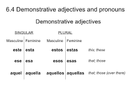 Pin On Demostrative Adjectives