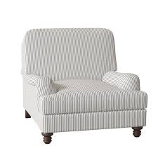 Inspired By Contemporary European Design This Delphine Armchair Pairs T Shaped Cushions With Recessed Arms For A Armchair Wayfair Custom Upholstery Furniture