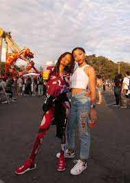 Actress and singer known for being part of r&b duo chloe x halle with her sister halle. Street Style At Tyler The Creator S Camp Flog Gnaw Carnival Chloe X Halle Chloe Halle Camp Flog