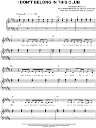 B em one dance (one dance), no chance (no chance). Why Don T We Macklemore I Don T Belong In This Club Sheet Music In B Major Transposable Download Print Sku Mn0194724