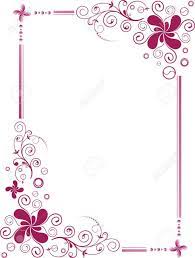3492047 Floral Design Border Frame Stock Vector Wedding Jpg 982 1300 Floral Border Design Page Borders Design Floral Border