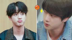 Gambar muka lucu personel bts di lagu boy with luv , jimin paling kocak vidio ini berisi gambar. Momen Momen Jin Bts Marah Dan Kesal Yang Selalu Menjadi Lucu Youtube