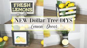 Dollar Tree Diys Dollar Tree Diy Lemon Decor Youtube In 2020 Lemon Decor Lemon Kitchen Decor Dollar Tree Diy