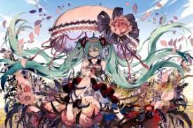 Popular among internet users, she is famous for her holographic live stage performances and. Vocaloid Aqua Hair Barefoot Blue Eyes Clouds Dress Haruno Hotaru Hatsune Miku Long Hair Sky Twintails Vocaloid Wallpapers Hd Desktop And Mobile Backgrounds
