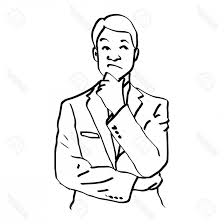 Art waves line art beauty girls coloring one line dance happy and success face silhouette man woman abstract man sketch profile vector coloring book flying one line jump vector illustration face with one black line. Illustration Person Thinking Download Illustration 2020