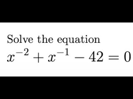 Negative exponents can be very tricky if you don't know how to solve them. Solving Equation With Negative Exponents College Algebra Youtube