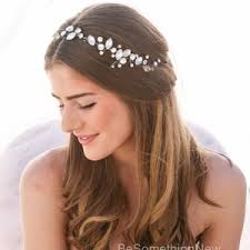 Affordable Designer Hair Vine, Silver Wedding Hair Accessory Features A  Brilliant Rhinestone Design