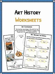 Art History Facts Worksheets For Kids Includes Lesson Plans Study Material Resources Ava History Worksheets Social Studies Worksheets Worksheets For Kids