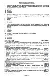 Subiecte din 2019 si informatii utile. Model Varianta Subiecte Psihologie Isj Braila