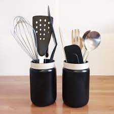 diy creer de jolis pots a ustensiles de cuisine diycuisine diyrangement diydeco diyupcycling upc ustensile cuisine rangement ustensiles cuisine ustensile