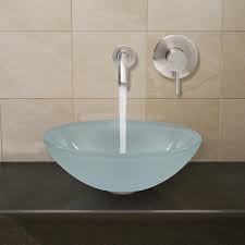 vigo vessel sinks white frost glass