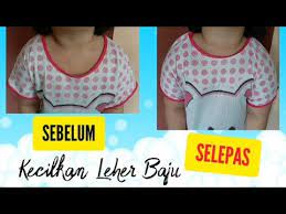 Cara mengecilkan perut setelah melahirkan dengan cara ini bukan berarti membatasi secara drastis mengonsumsi makanan hal yang demikian, karena bayi juga dalam tahap kebutuhan nutrisi untuk menunjang pertumbuhannya. Cara Mengecilkan Leher Baju Yang Besar Lebar Luas Youtube