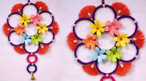 2 easy home decoration ideas |wall hanging | newspaper crafts | home decoration | paper craft.#homedecorideas #wallhanging #papercraft #craftgallery thanks f. Amazing And Easy Paper Craft Ideas Paper Crafts For Home Decoration Paper Crafts Flowers Youtube