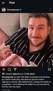RYAN IS NOW A DAD!!! : r/RyanGeorge