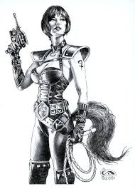 Mavra Chang Drawing Clyde Caldwell Drawings Caldwell Warrior Woman