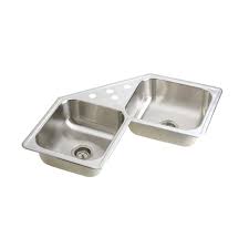 4 hole double bowl kitchen sink n217324
