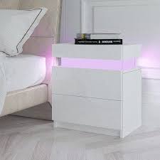 Modern nightstands white modern nightstand west elm west. Modern Bedside Table 2 Drawers Side Nightstand Cabinet High Gloss Bedroom Furniture White White Bedroom Furniture Modern Bedside Table Modern Bedside