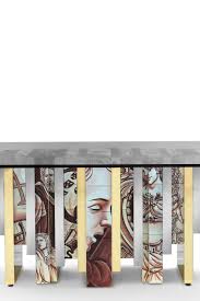 ‍ dark velvet birch high gloss. Heritage Dining Table Kassavello