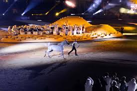 The Global Champions Arabians Tour Finals 2024 in Riyadh concluded with an unforgettable closing ceremony. Produced in partnership with @Bonafide.sa, the event captivated audiences with the creative integration of a live orchestral,