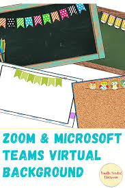 Zoom Microsoft Teams Virtual Background Distance Learning Variety In 2020 Distance Learning Learning Virtual