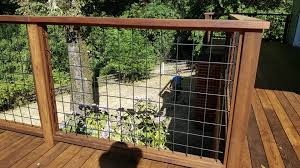 Wild hog railing is a product specifically designed for the consumer and craftsman. Thermalwood Snap To It Ash Deck In Occidental With Wild Hog Wire Rail Deck Master Fine Decks