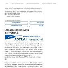 Contoh Soal Latihan Ujian Psikotes Pt Astra International Contoh Soal Psikotes Dan Kunci Jawaban Terlengkap Dan Jenis Tes Psikote Psikologi Kunci Wawancara