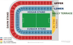 Gaa Tickets And Croke Park Seating Plan For Dublin V
