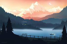Https Www Reddit Com R Imaginarylandscapes Comments Ic8l66 Mountain Retreat Desktop Wallpaper Art Active Wallpaper Wallpaper Landscape
