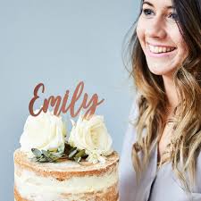 Charming Personalised Cake Topper