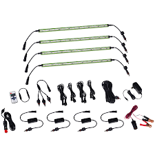 Pop Up Canopy Tent Light Kit With Four 15 75 Ip65 Waterproof Led Magnetic Light Bars And Carry Bag