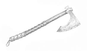 Hatchet Drawing Armas Tatoo