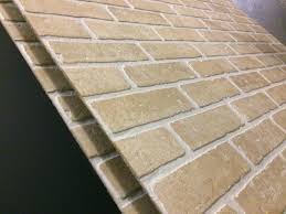 Each classic brick panel has been formed from a real brick mold and is hand. Diy How To Make A Faux Brick Wall With Textured Panels